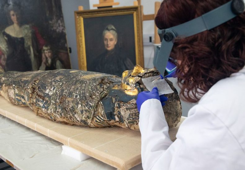 2,300-year-old Egyptian mummy undergoing vital treatment at University of Lincoln