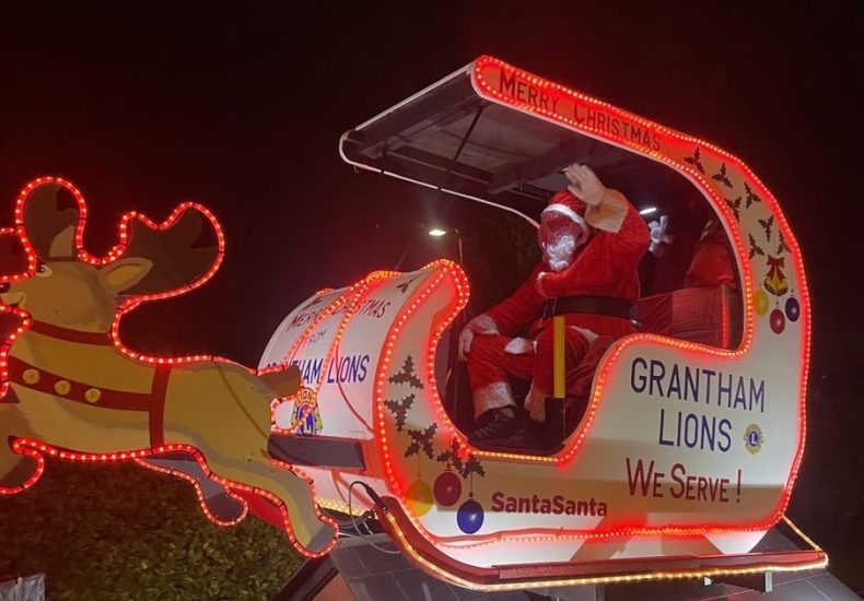 Santa’s sleigh in search for a new home in Grantham